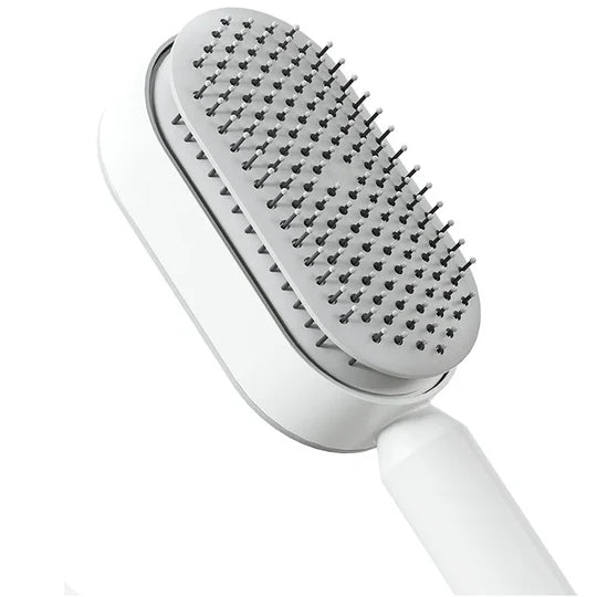 Brosse à cheveux autonettoyante